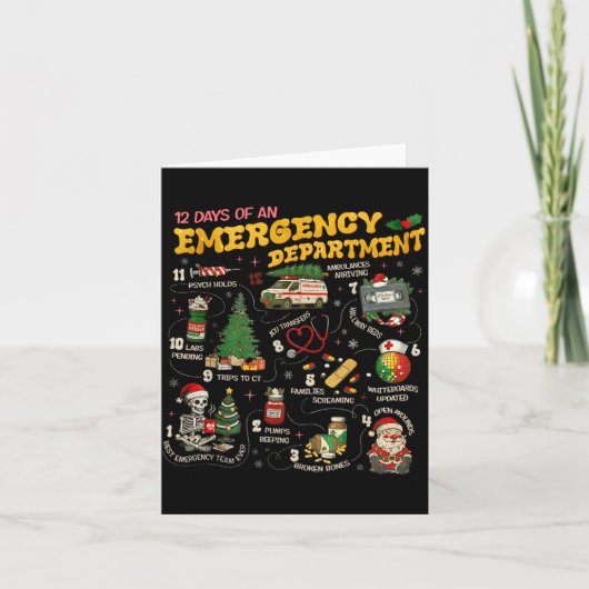 12 Days Of An Emergency Department, Er Nurse Chris カード (正面)