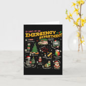 12 Days Of An Emergency Department, Er Nurse Chris カード (黄色い花)