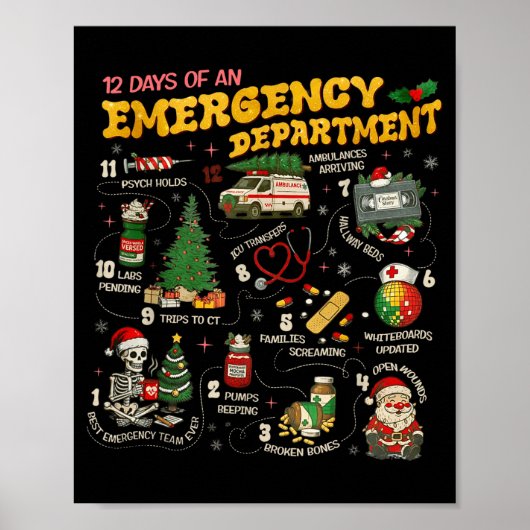 12 Days Of An Emergency Department, Er Nurse Chris ポスター (正面)