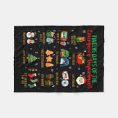 12 Days Of An Emergency Department Er Nurse Christ フリースブランケット (正面(横))