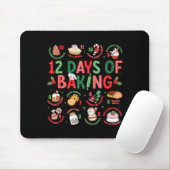 12 Days Of Baking Baker Christmas Cook Chef Baking マウスパッド (マウス)