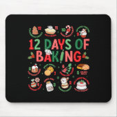 12 Days Of Baking Baker Christmas Cook Chef Baking マウスパッド (正面)
