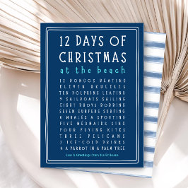 12 Days of Christmas Beach Style シーズンカード