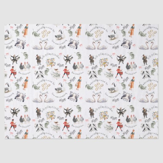 12 Days of Christmas Holiday 薄葉紙 (正面)