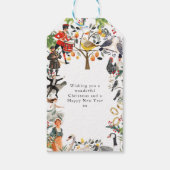 12 Days of Christmas Photo ギフトタグ (裏面)