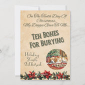 12 Days Of Doggie Christmas Day 10 シーズンカード (裏面)