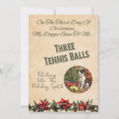 12 Days Of Doggie Christmas Day 3 シーズンカード (裏面)