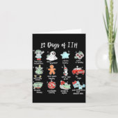 12 Days Of Iih Christmas Awareness Pseudotumor Cer カード (正面)