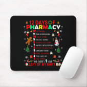 12 Days Of Pharmacy Funny Christmas Pharmacist Tec マウスパッド (マウス)