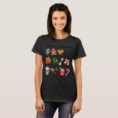 12 Days Of Radiology Xray Tech Ct Mri Merry Christ Tシャツ (正面フル)