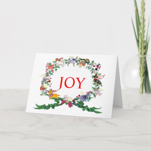 12 Dogs of Christmas Greeting Card, 2015 Version シーズンカード (正面)