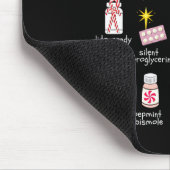 12 Drugs Of Christmas Pharmacist Technician Pharma マウスパッド (コーナー)