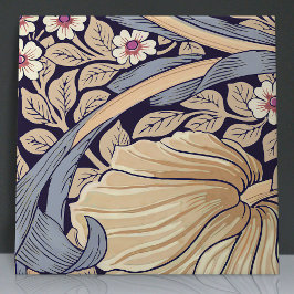 12 Dusty Blue & Yellowのシームレス1 タイル