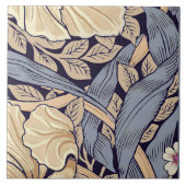 12 Dusty Blue & Yellowのシームレス8 タイル (正面)