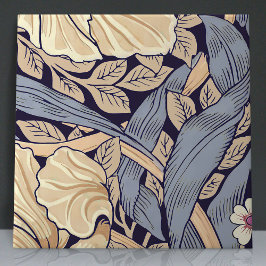 12 Dusty Blue & Yellowのシームレス8 タイル