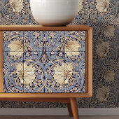 12 Dusty Blue & Yellowのシームレス8 タイル