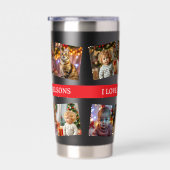 12 Family Photo Template | Love My Family 保温保冷タンブラー (右面)
