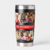 12 Family Photo Template | Love My Family 保温保冷タンブラー (背面)