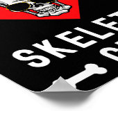 12 Foot Skeleton Club Giant Skelly Gles Valentine' ポスター (角)