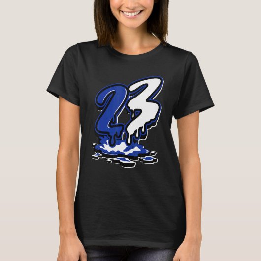 12 Hyper Royal Number 23 Air Hyper Royal 12s Tシャツ (正面)