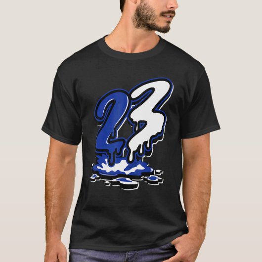 12 Hyper Royal Number 23 Air Hyper Royal 12s Tシャツ (正面)