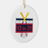 12 in 21野球 セラミックオーナメント (右)