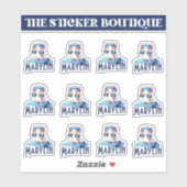 12 In One Cute名前をカスタムするトレーニングAxolotlステッカー シール (シート)