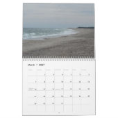 12-Month Beach, Sand, Water, And Waves カレンダー (3月 2027)