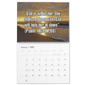 12-Month Biblical Scripture Verses For Women カレンダー (1月 2027)