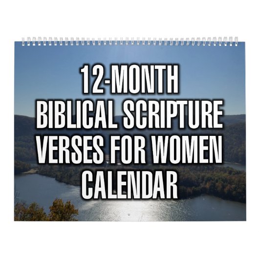 12-Month Biblical Scripture Verses For Women カレンダー (カバー)