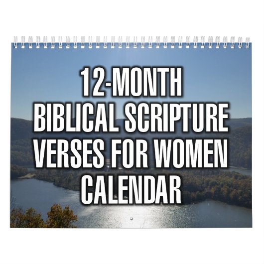 12-Month Biblical Scripture Verses For Women カレンダー (カバー)