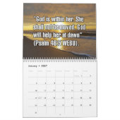 12-Month Biblical Scripture Verses For Women カレンダー (1月 2027)