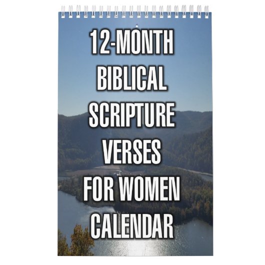 12-Month Biblical Scripture Verses For Women カレンダー (カバー)