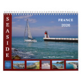 12 month calendar of seaside of France カレンダー (カバー)