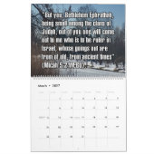 12-Month Christmas Biblical Scripture Verses カレンダー (3月 2027)