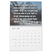 12-Month Christmas Biblical Scripture Verses カレンダー (3月 2027)