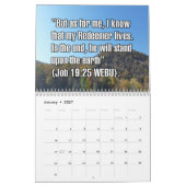 12-Month Easter Biblical Scripture Verses カレンダー (1月 2027)