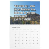 12-Month Easter Biblical Scripture Verses カレンダー (1月 2027)