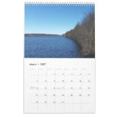 12-Month Lakes カレンダー (3月 2027)