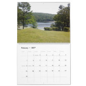12-Month Lakes カレンダー (2月 2027)