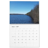 12-Month Lakes カレンダー (3月 2027)
