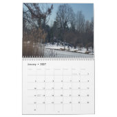12-Month Ponds カレンダー (1月 2027)