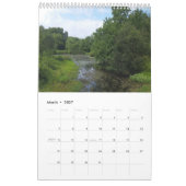 12-Month Ponds カレンダー (3月 2027)