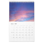 12-Month Skies カレンダー (3月 2027)