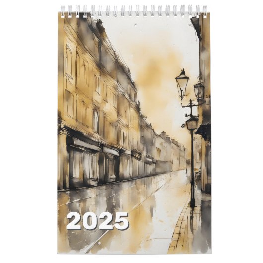 12 Month US Calendar カレンダー (カバー)