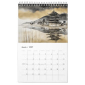 12 Month US Calendar カレンダー (3月 2027)