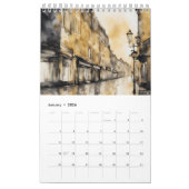 12 Month US Calendar カレンダー (1月 2026)