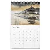 12 Month US Calendar カレンダー (3月 2026)