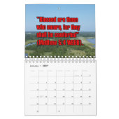 12-Month Words of Jesus Biblical Scripture Verses カレンダー (1月 2027)