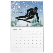 12 Months of Sports 2026 Calendar カレンダー (1月 2026)